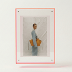 Colour Border Acrylic Picture Frame
