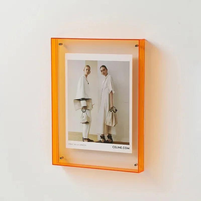 Colour Border Acrylic Picture Frame