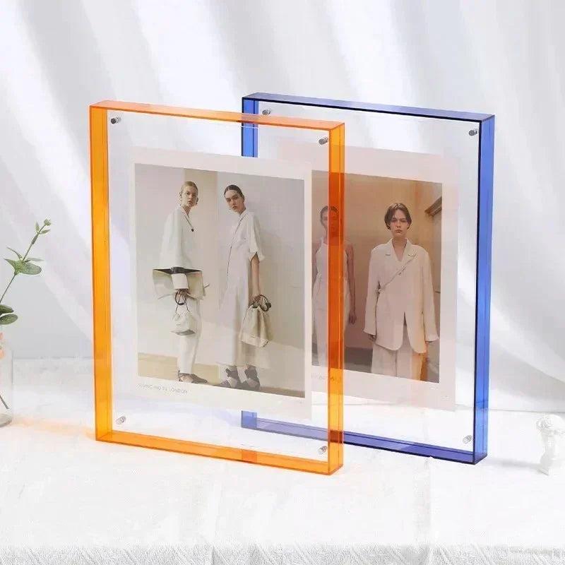 Colour Border Acrylic Picture Frame