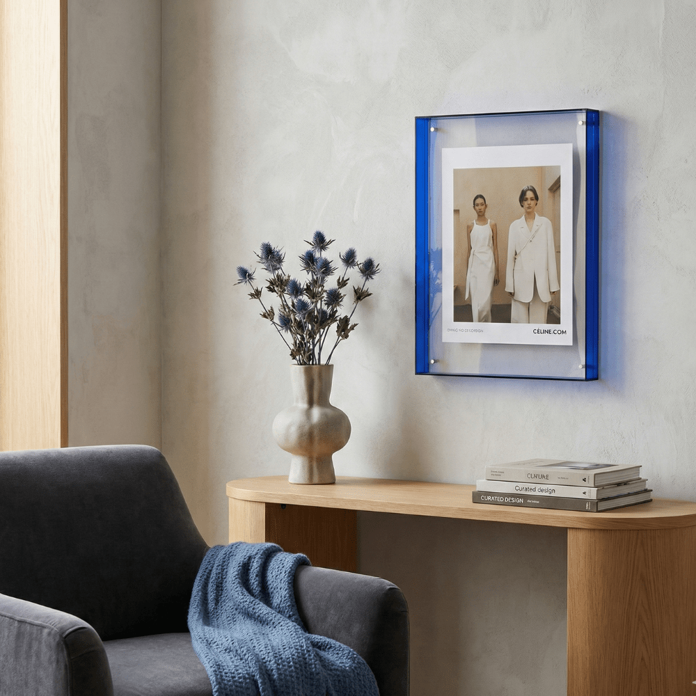 Colour Border Acrylic Picture Frame