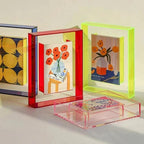 Colour Border Acrylic Picture Frame