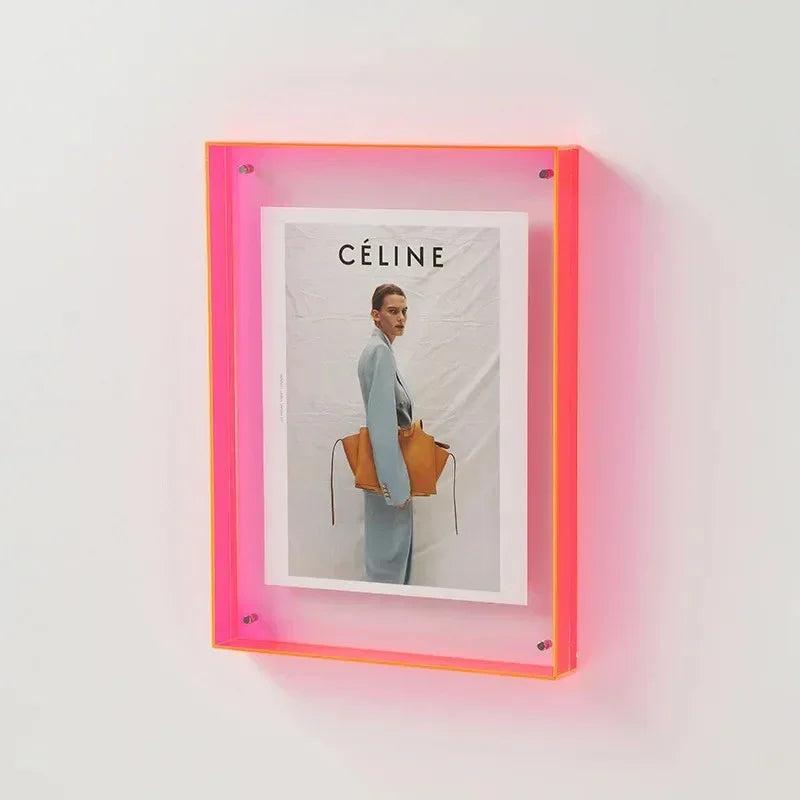 Colour Border Acrylic Picture Frame