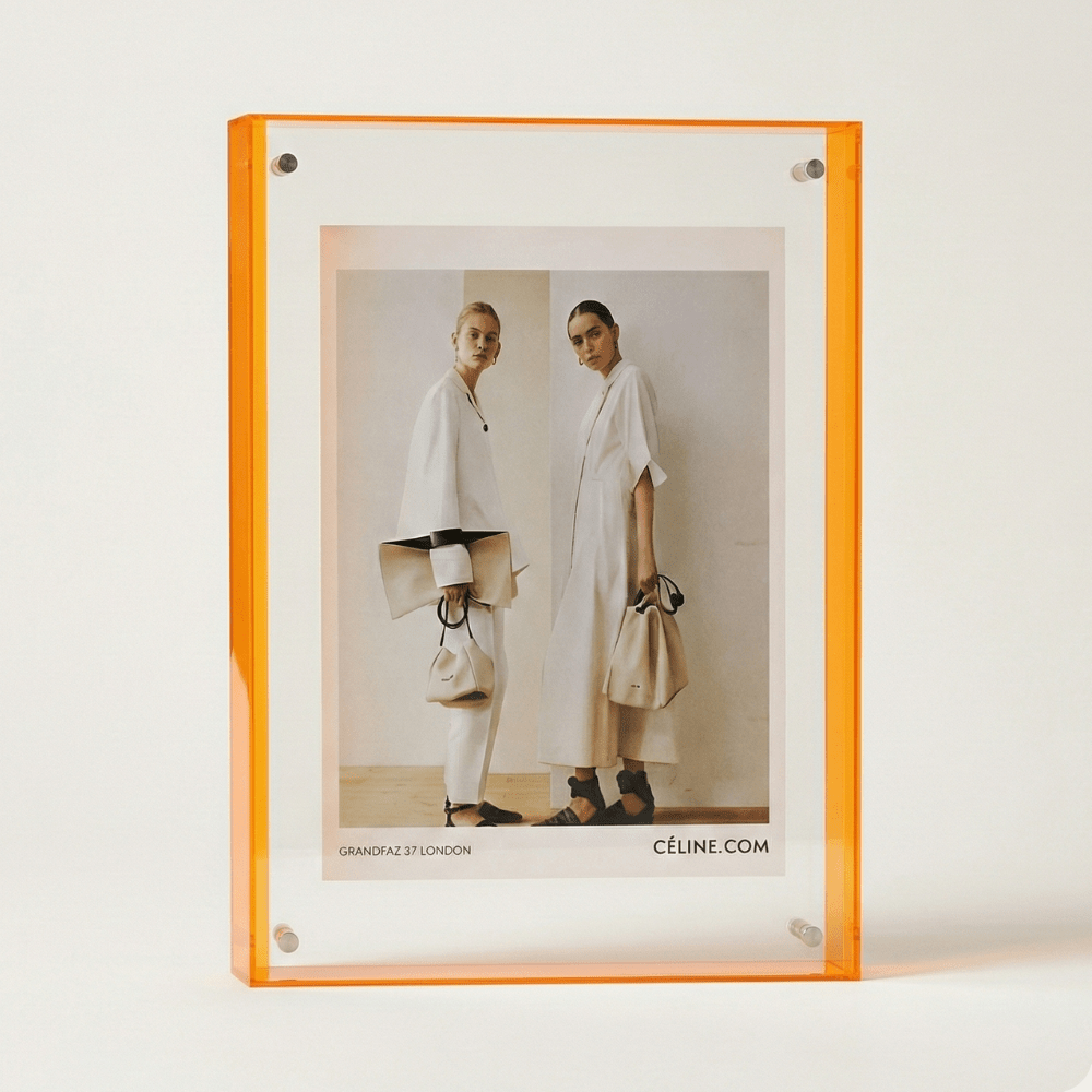 Colour Border Acrylic Picture Frame