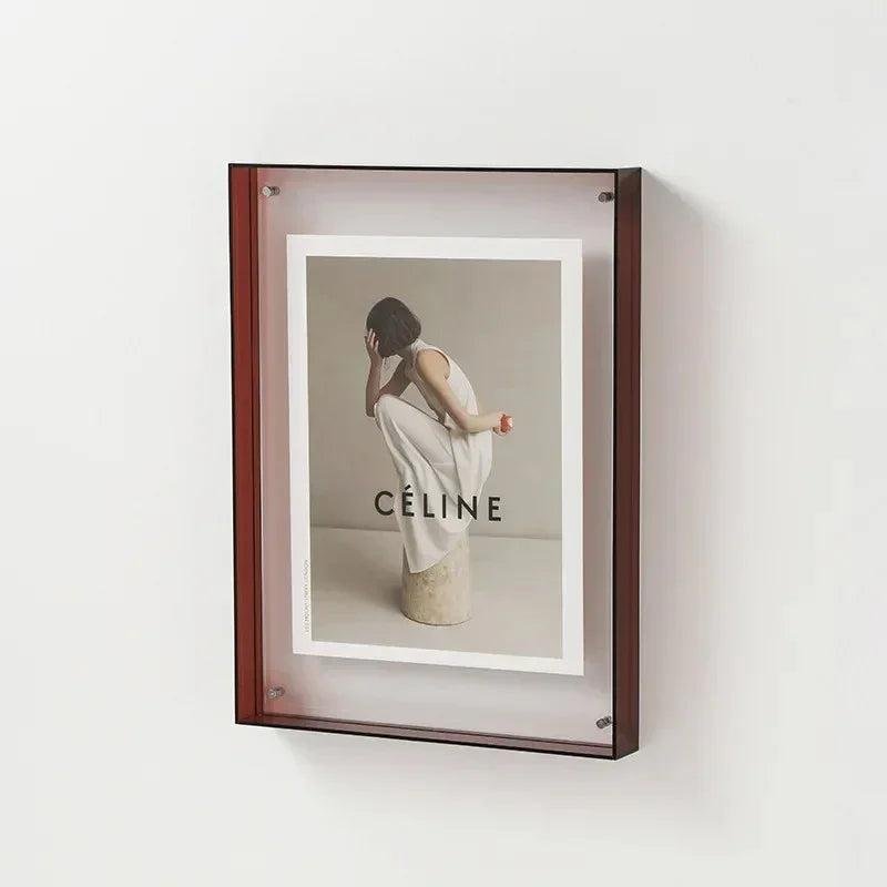 Colour Border Acrylic Picture Frame