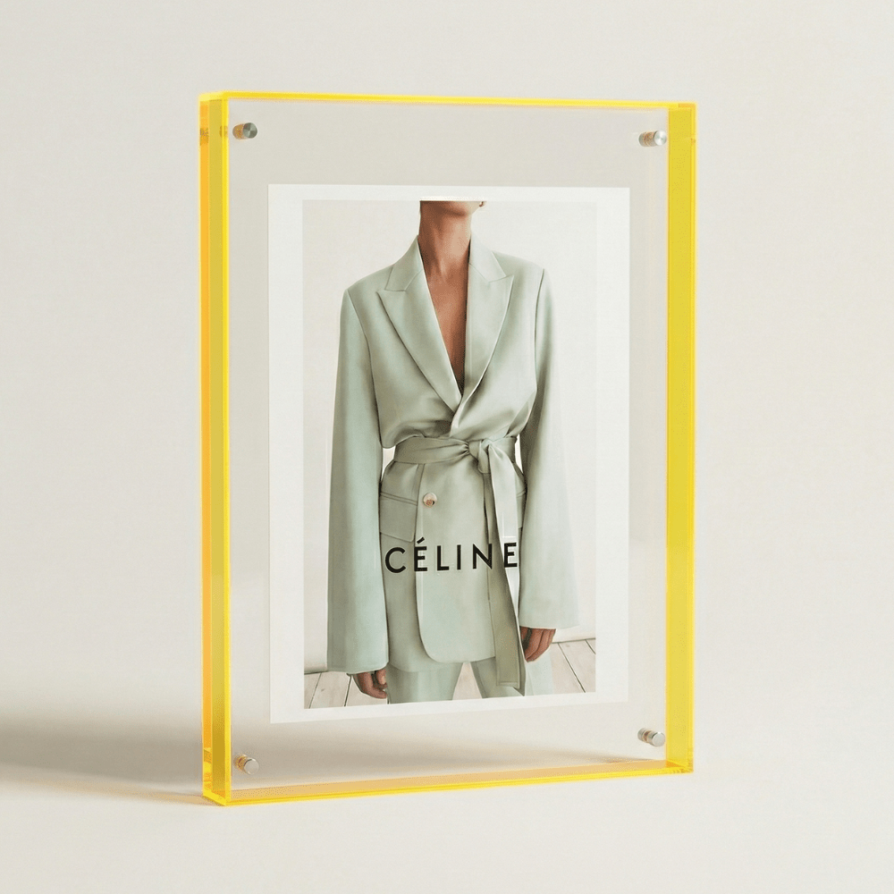 Colour Border Acrylic Picture Frame