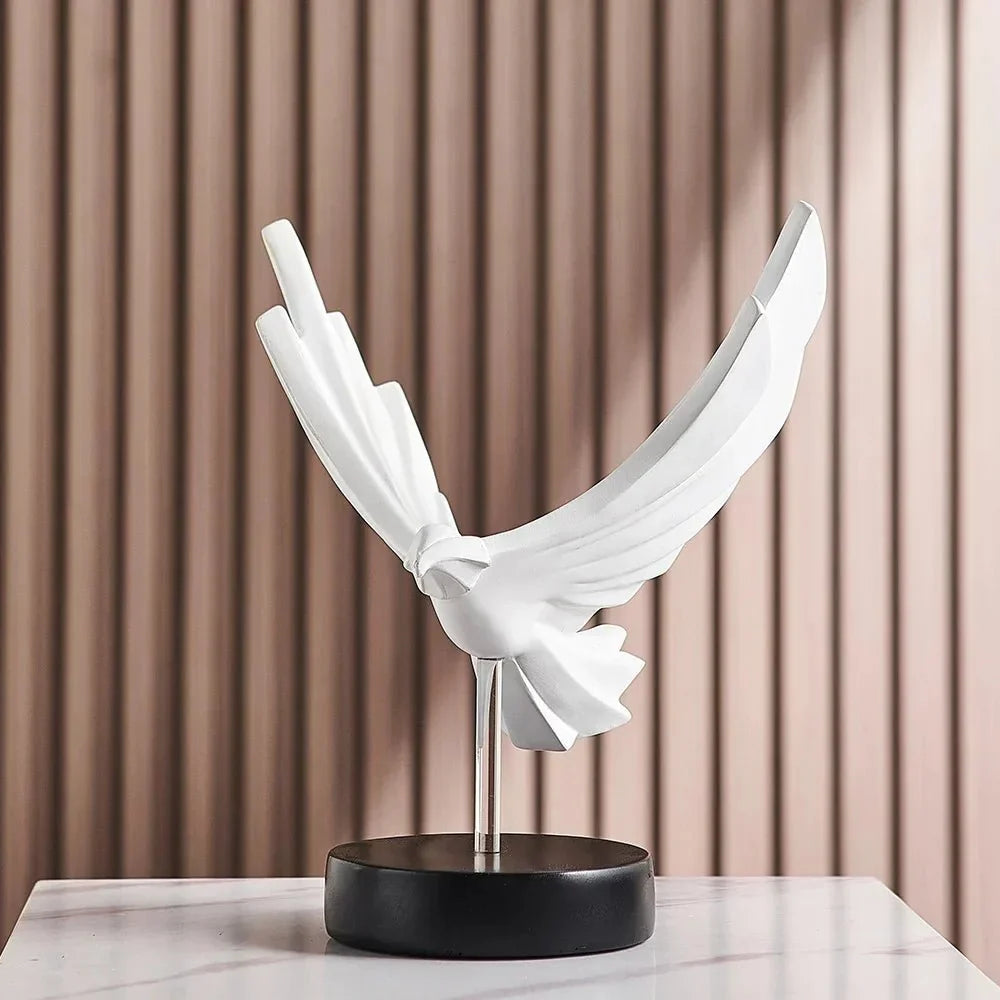 Resin Eagle Sculpture, 26 cm