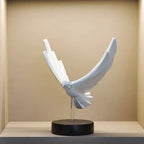 Resin Eagle Sculpture, 26 cm