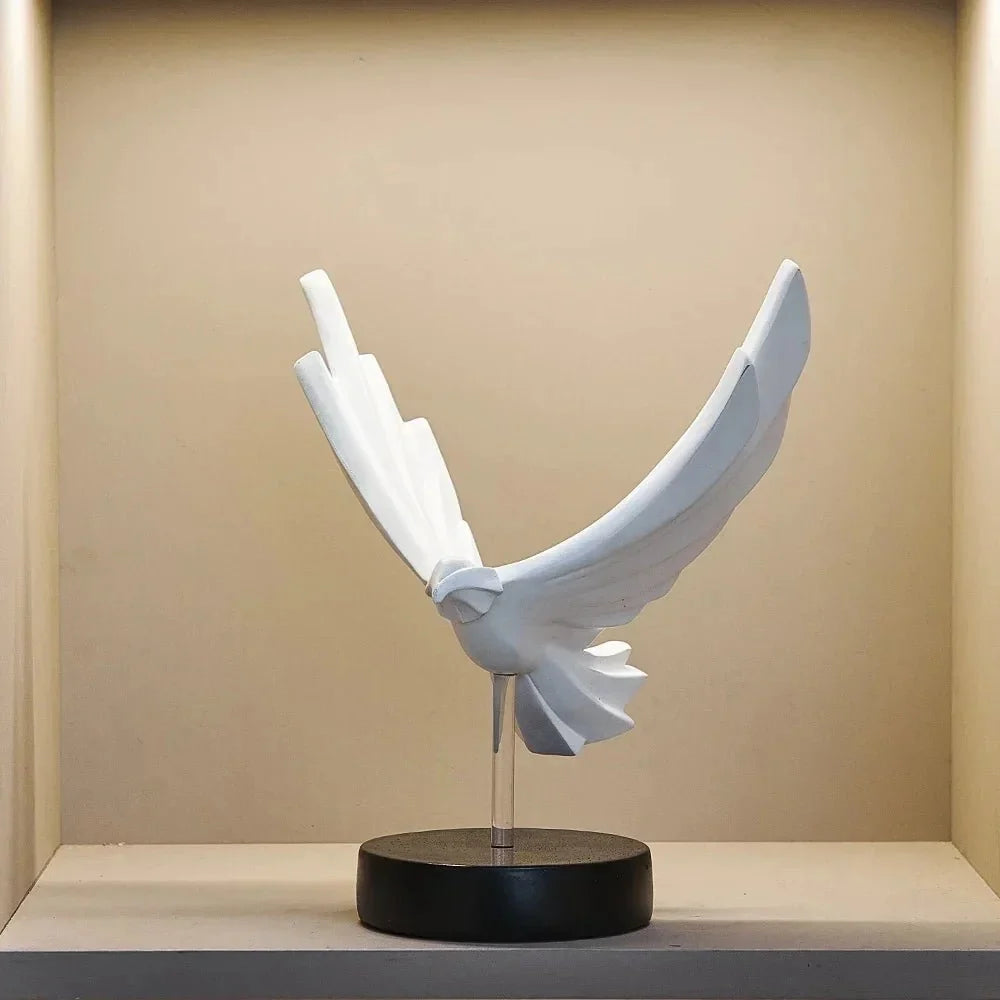 Resin Eagle Sculpture, 26 cm