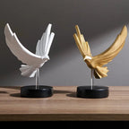 Resin Eagle Sculpture, 26 cm