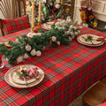 Plaid Christmas Tablecloth