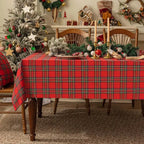 Plaid Christmas Tablecloth