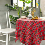 Plaid Christmas Tablecloth