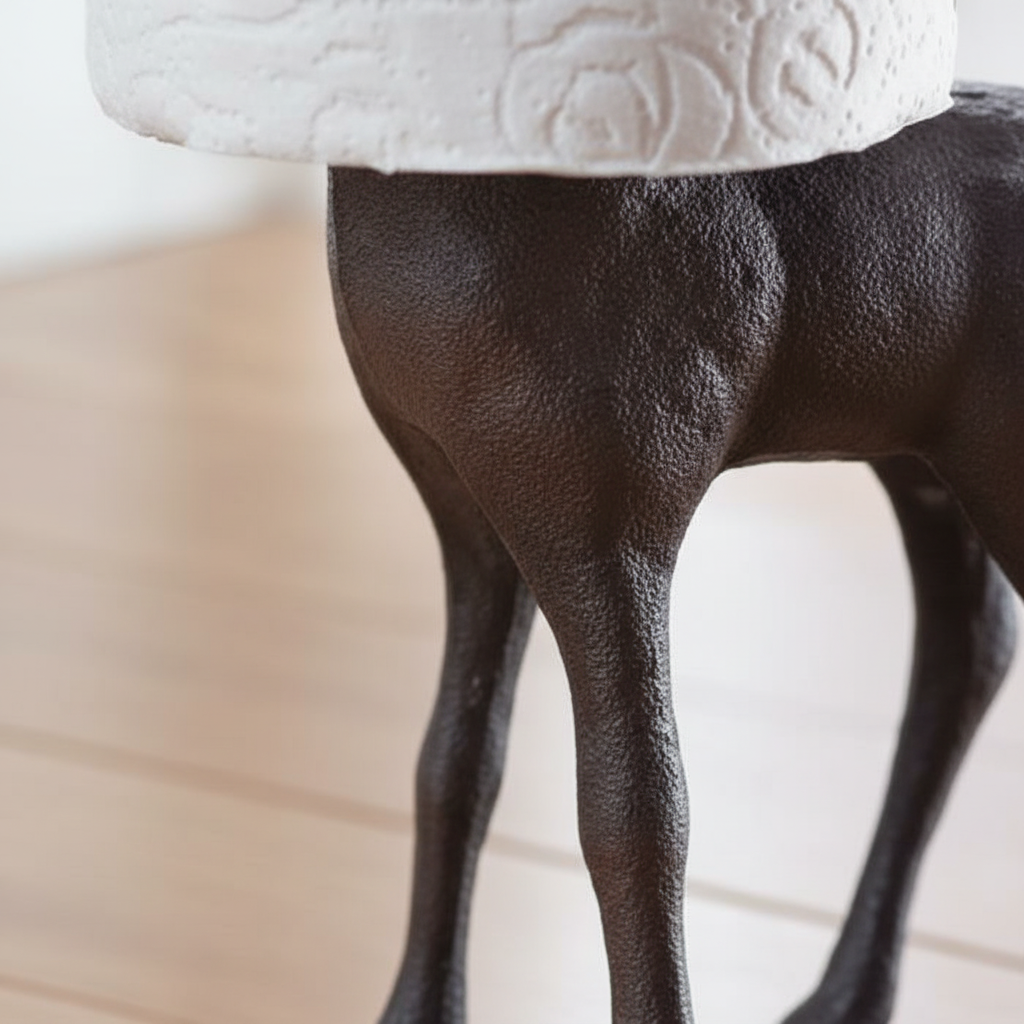 Cast Iron Giraffe Toilet Paper Holder, 45.72 cm Freestanding Stand - product view 3
