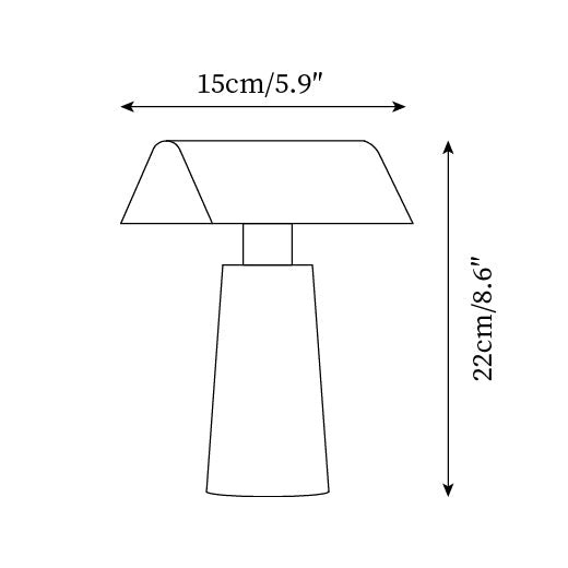 Cordless LED Table Lamp, USB Rechargeable Accent Light - product view 7