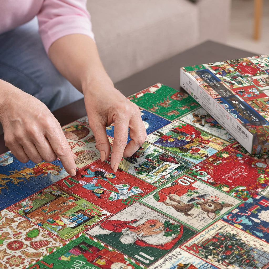 Christmas Advent Jigsaw Puzzle, 1,000 Pieces