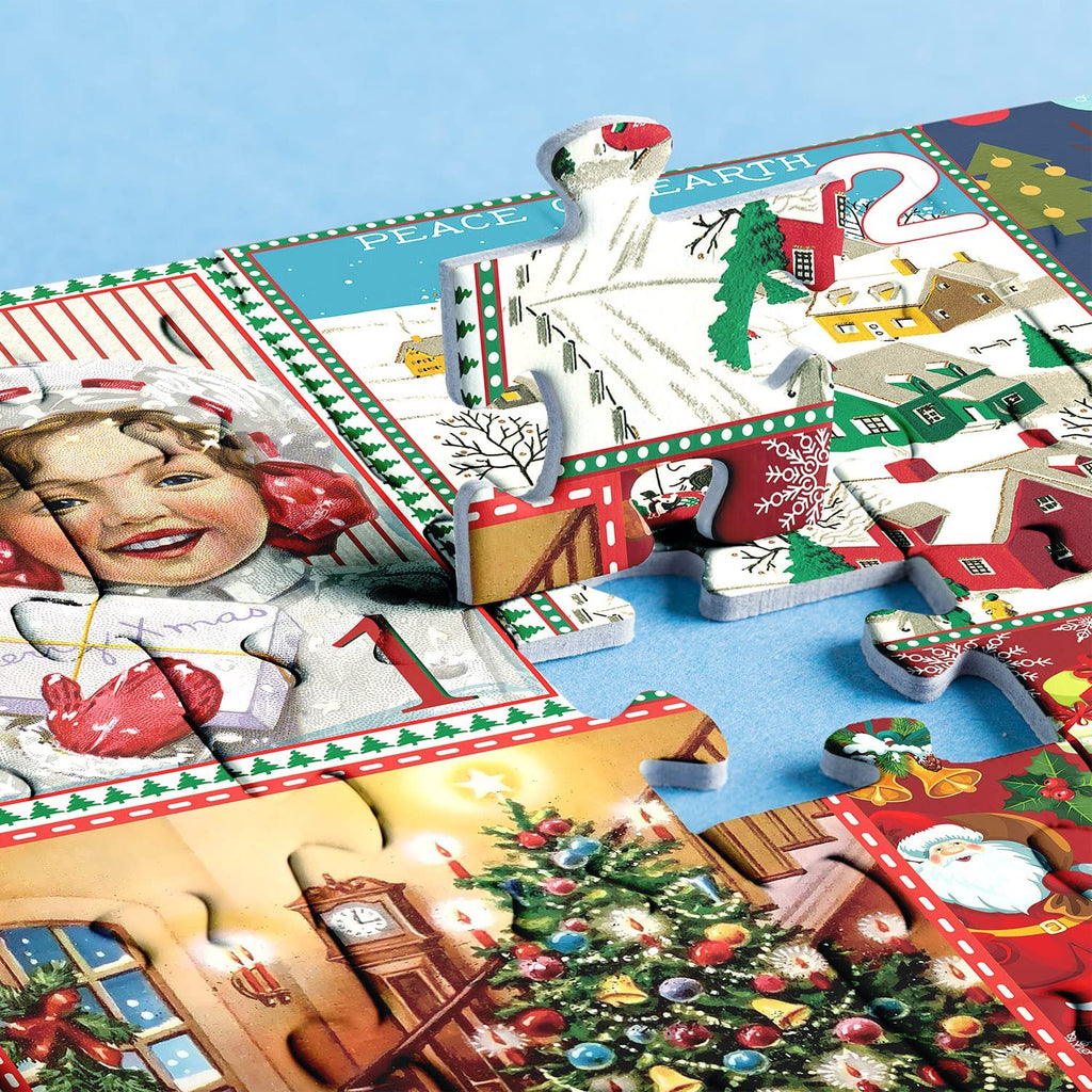 Christmas Advent Jigsaw Puzzle, 1,000 Pieces