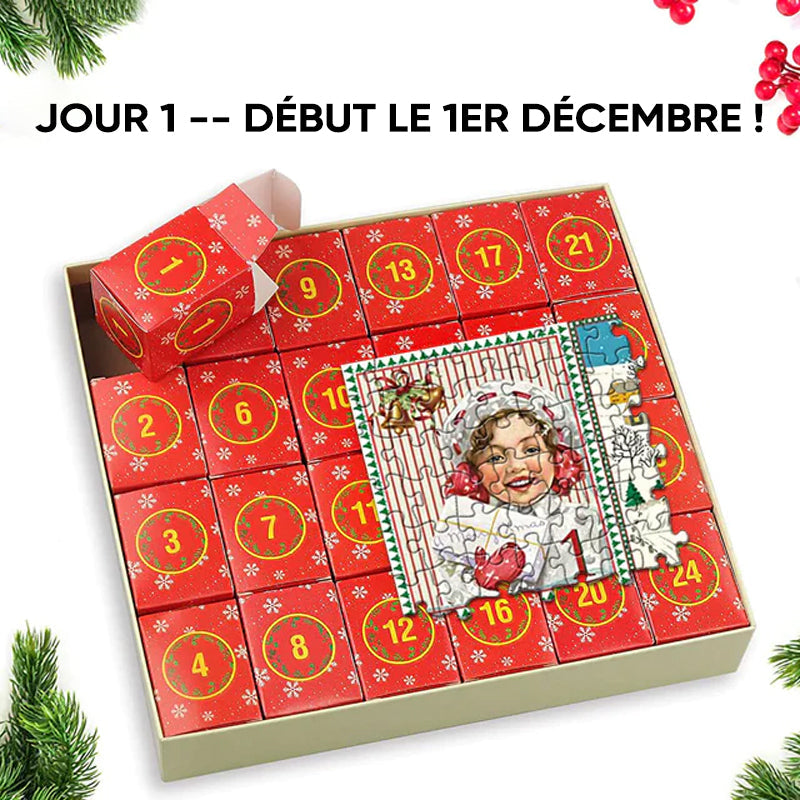 Christmas Advent Jigsaw Puzzle, 1,000 Pieces