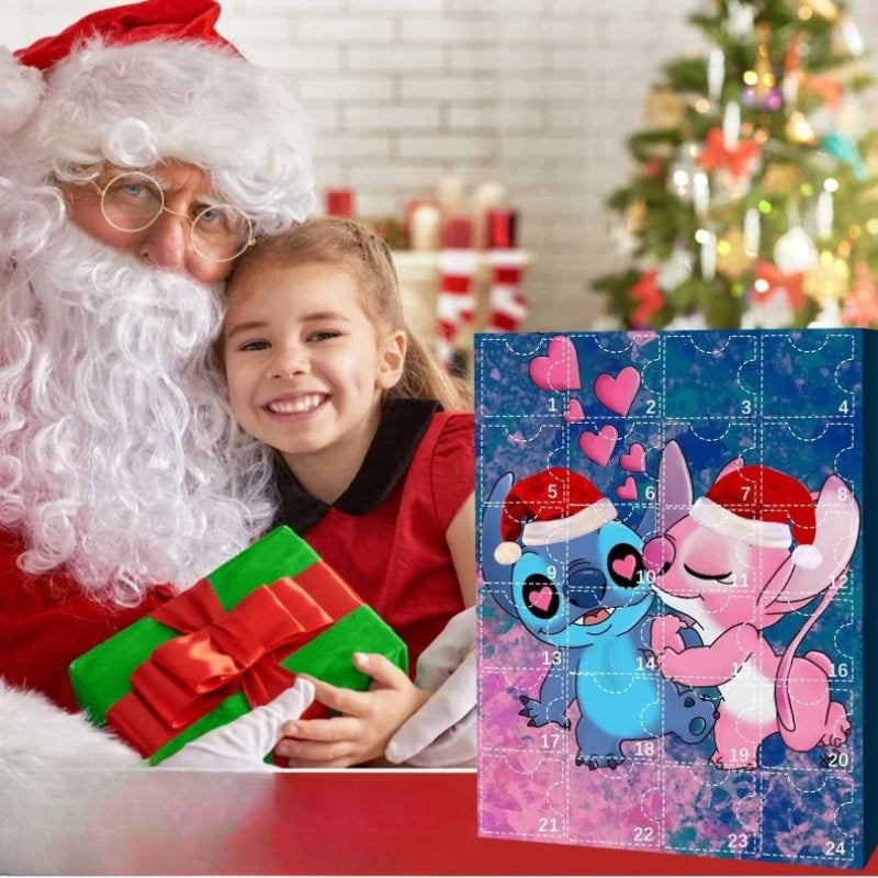 Christmas Advent Calendar Gift Set with Themed Designs
