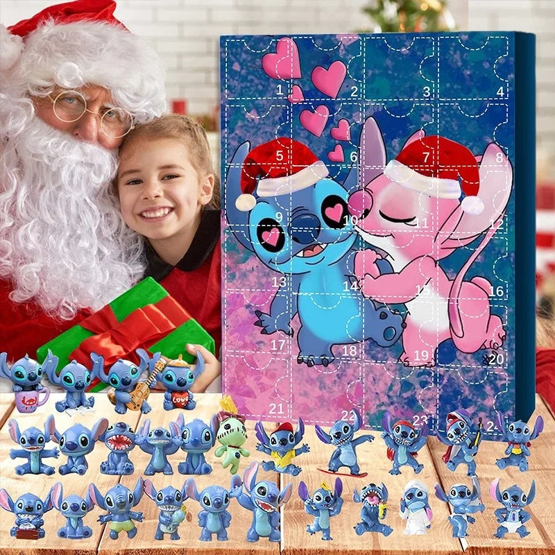 Christmas Advent Calendar Gift Set with Themed Designs