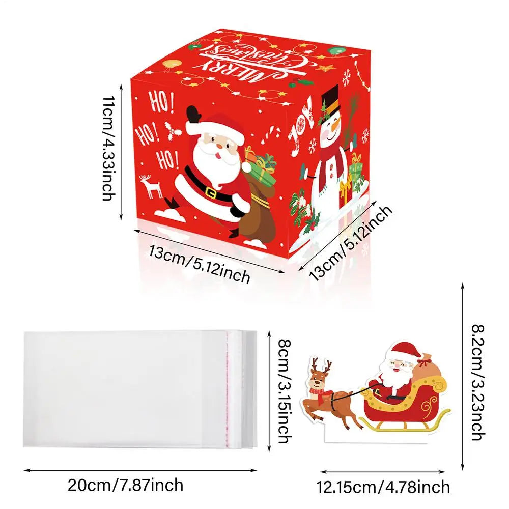Christmas Money Gift Box with Pull-Out Sleeve