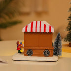 Battery-Powered Musical LED Christmas Toy Shop Scene