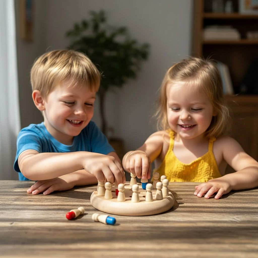 Colour Matching Game Family Night Enhances Memory Fun