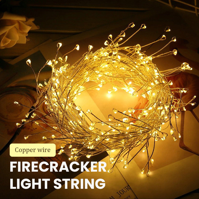 Battery-Powered Copper-Wire LED Fairy Lights