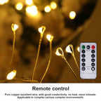 Battery-Powered Copper-Wire LED Fairy Lights