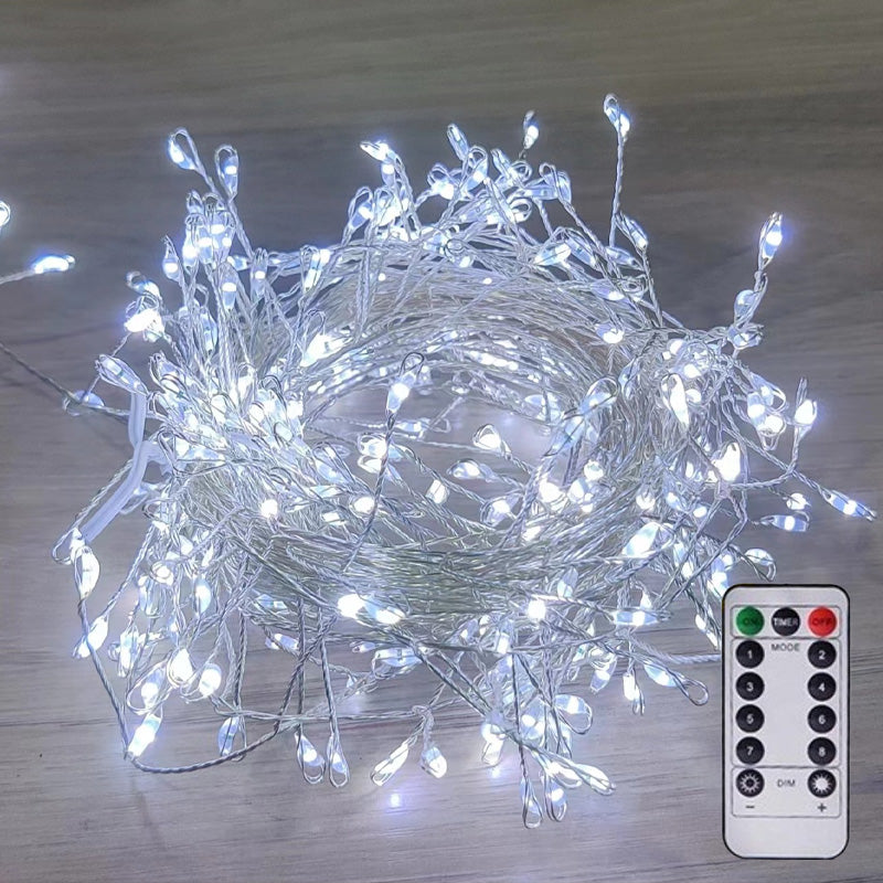 Battery-Powered Copper-Wire LED Fairy Lights