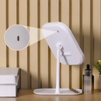 Rechargeable LED Vanity Mirror with Touch Dimmer, 3 Light Colours - product view 10