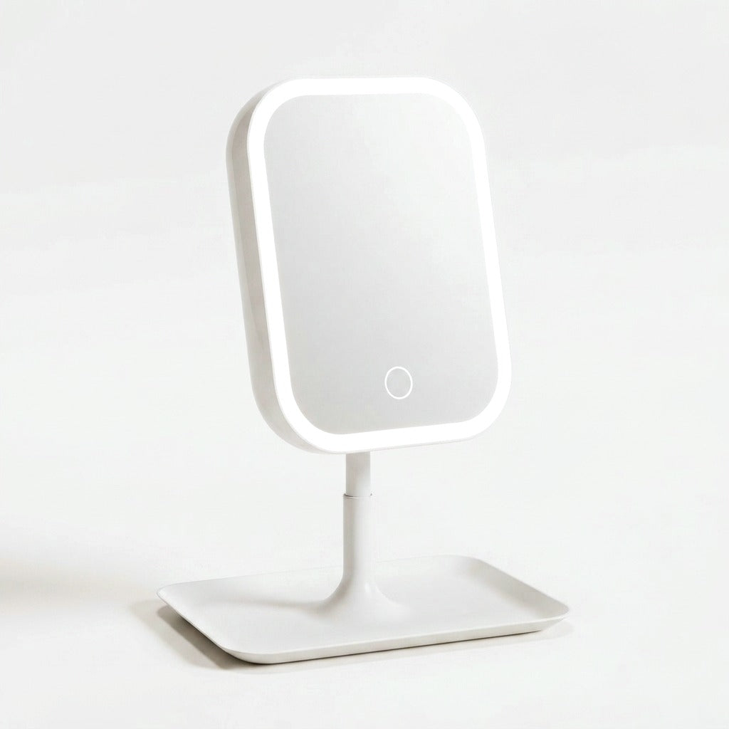 Rechargeable LED Vanity Mirror with Touch Dimmer, 3 Light Colours - product view 11
