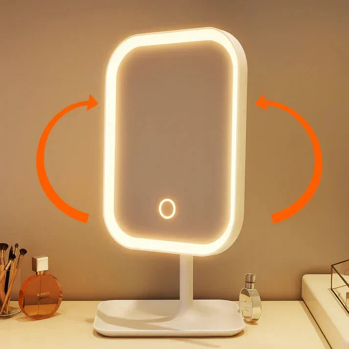 Rechargeable LED Vanity Mirror with Touch Dimmer, 3 Light Colours - product view 8