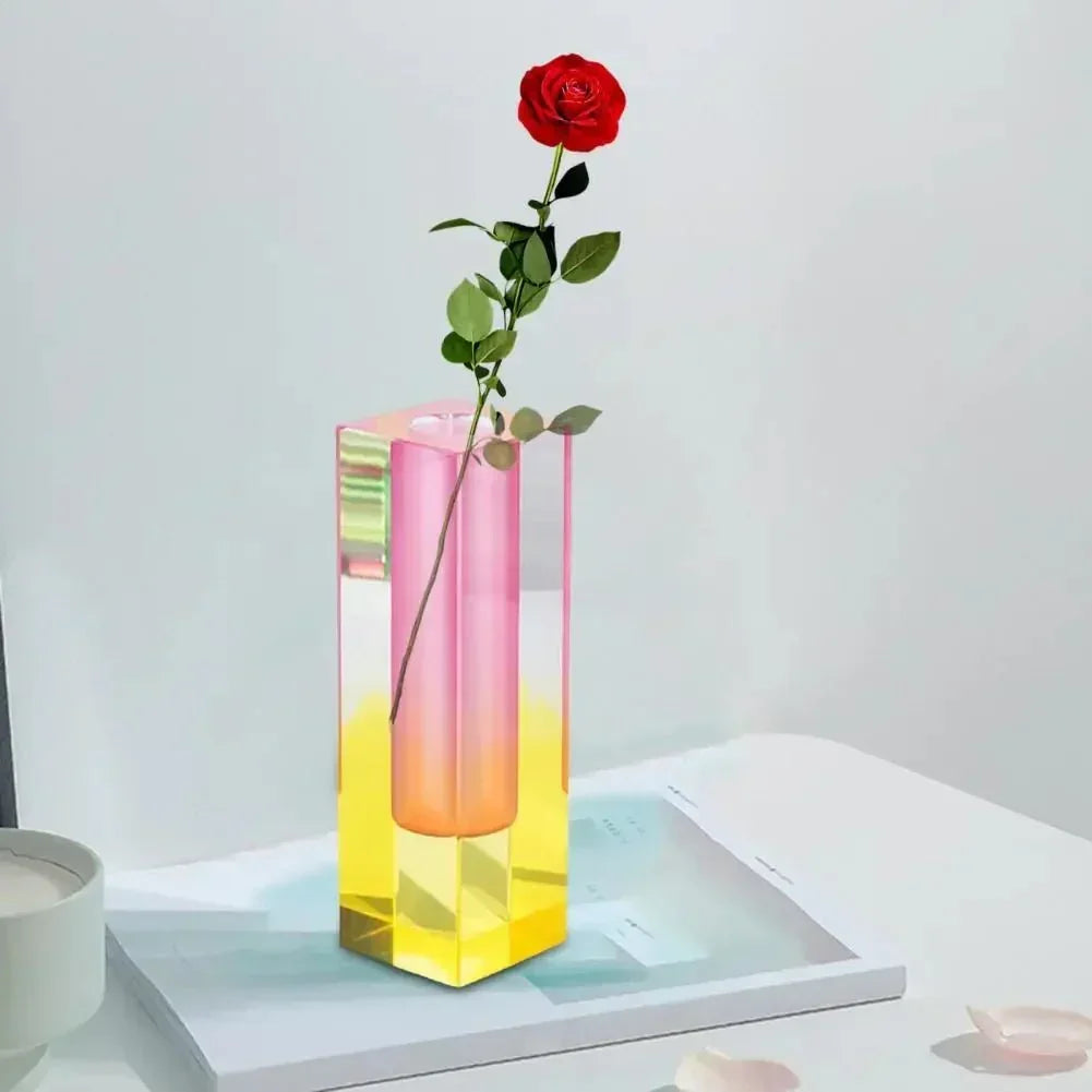 Gradient Acrylic Bud Vase