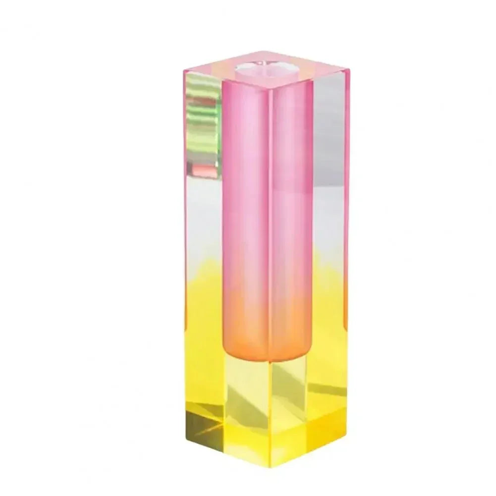 Gradient Acrylic Bud Vase