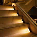 Solar Stair Lights, Warm White Outdoor LEDs, Set of 4 - product view 6