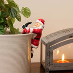 Festive Snowman Plant Pot Decoration