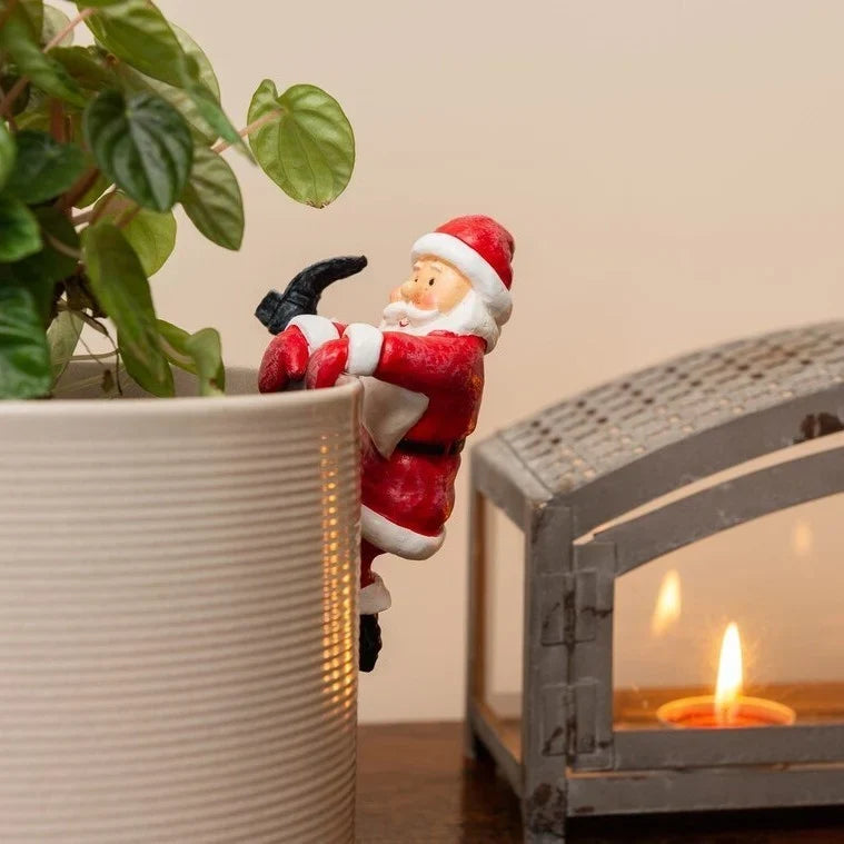Festive Snowman Plant Pot Decoration