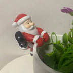 Festive Snowman Plant Pot Decoration