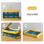 Folding Plastic Storage Basket