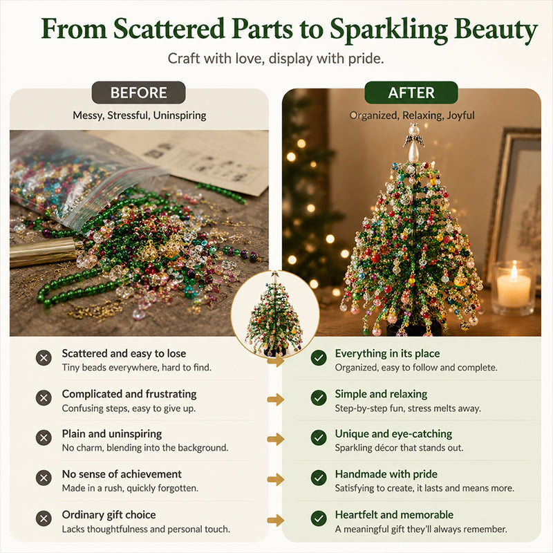 DIY Beaded Seasonal Tree Decoration Kit