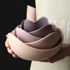 Lotus Shape Ceramic Bowl Set – product image 1