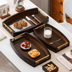 Bamboo Serving Trays with Handles – product image 1