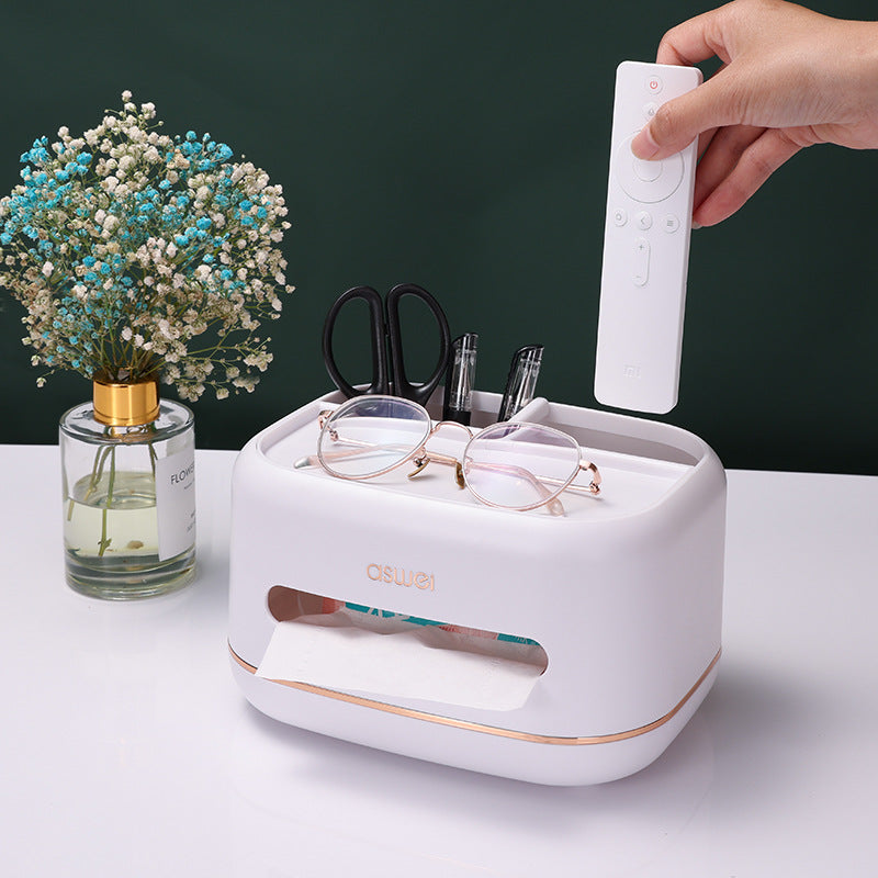 Desktop Tissue Box and Storage Organiser – product image 3