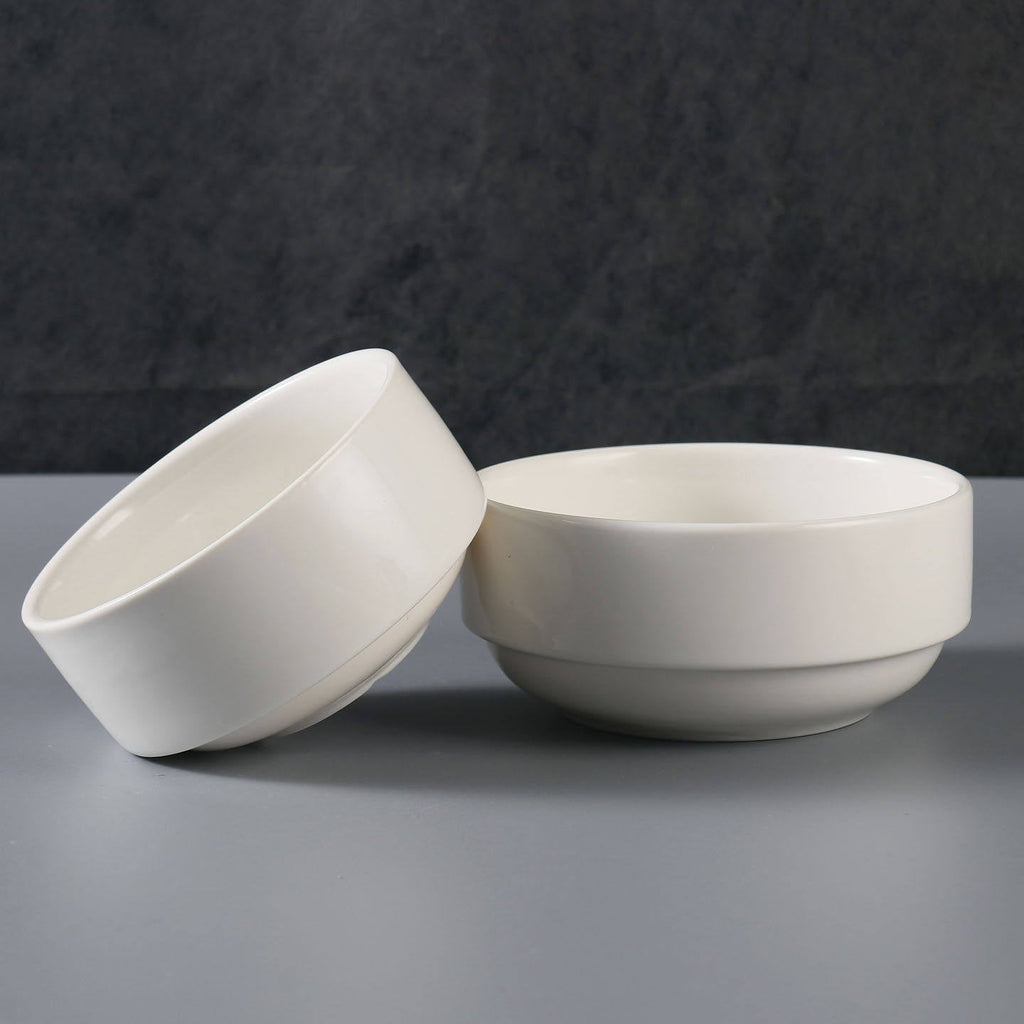 Small White Ceramic Bowls – product image 2