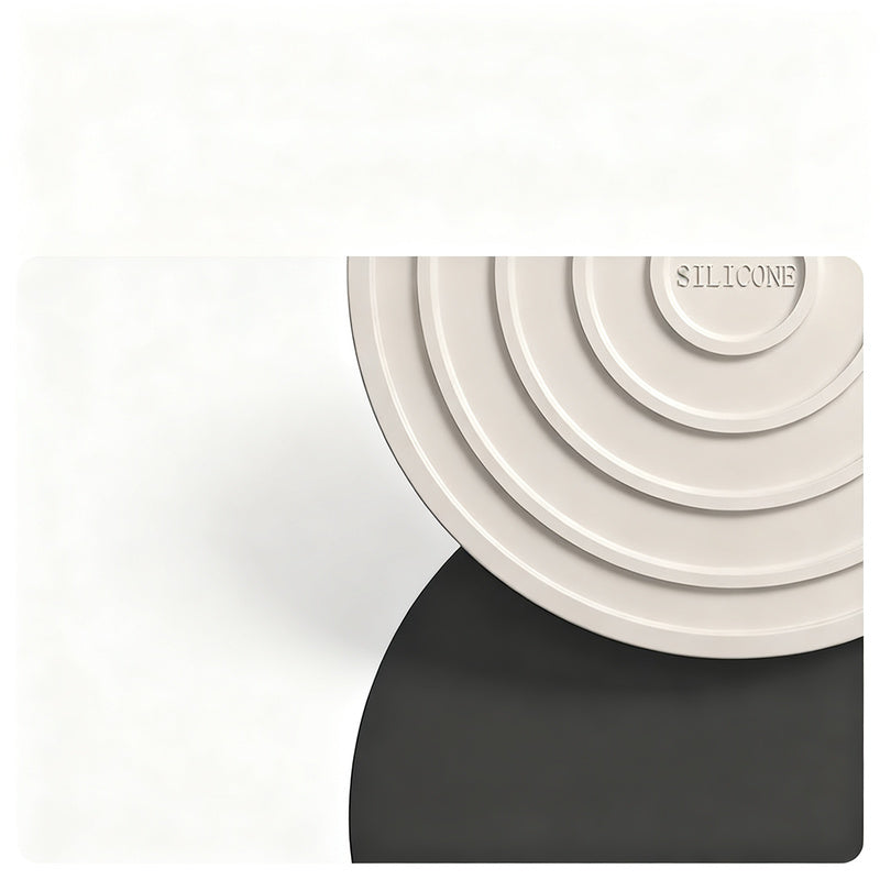 Round Silicone Coaster Sets – product image 1