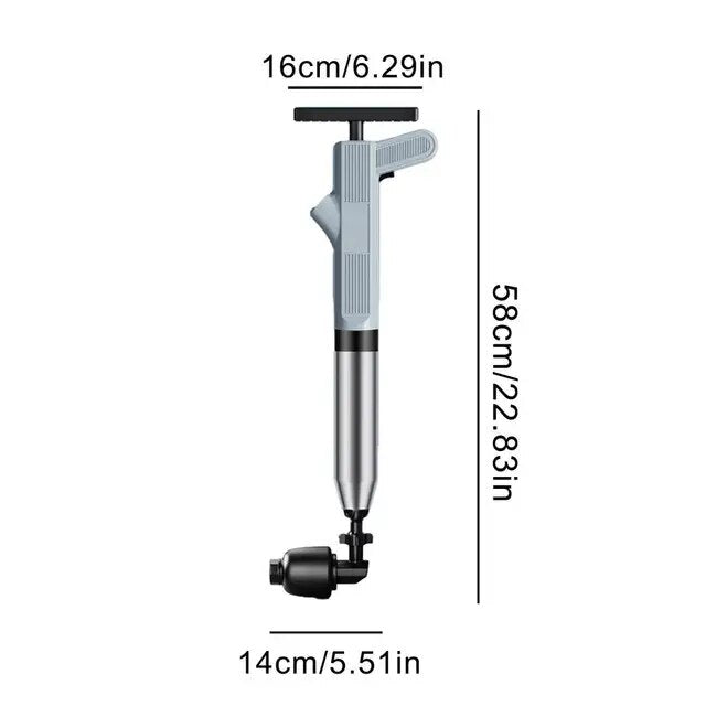 Adjustable Air-Pressure Drain Plunger