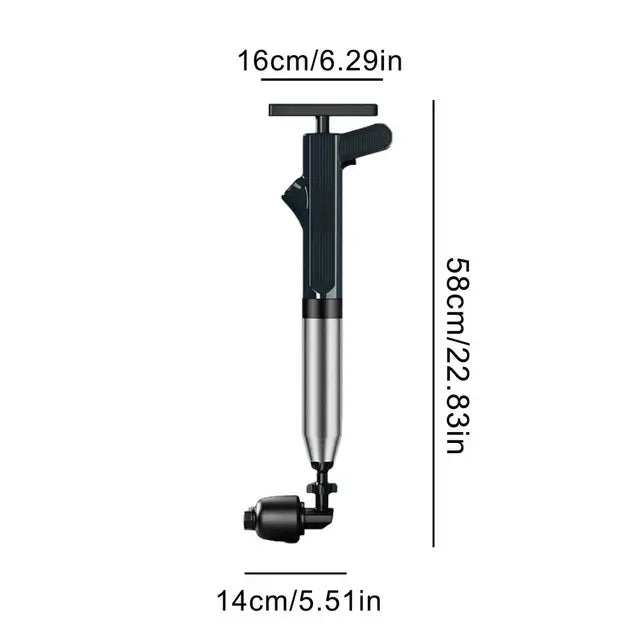 Adjustable Air-Pressure Drain Plunger
