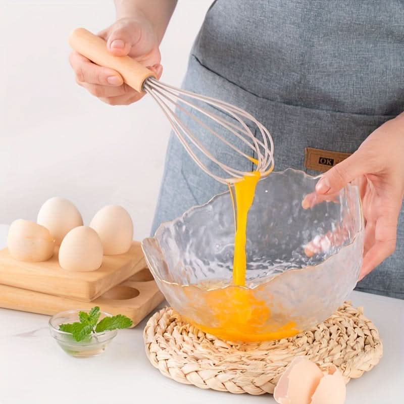 Silicone Kitchen Utensil Set with Wooden Handles, 12 Pieces — product view 5