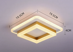 Bezel LED Flush Ceiling Light, Low-Profile Design - view 13