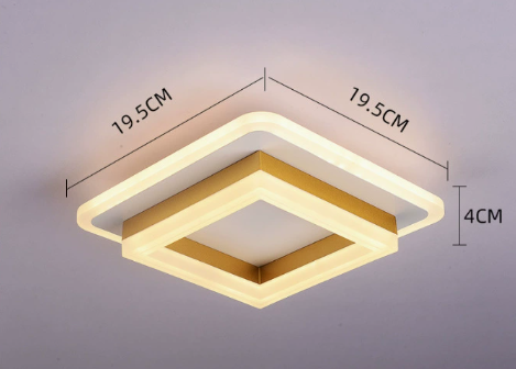 Bezel LED Flush Ceiling Light, Low-Profile Design - view 13